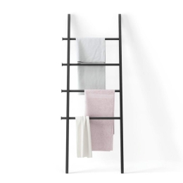 Διακοσμητική Σκάλα - Κρεμάστρα Leana Ladder 1017445-040 Black Umbra Ξύλο