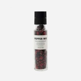 Μύλος Μπαχαρικών Με Μείγμα Pepper Mix 104981028 140gr Clear-Black Nicolas Vahé