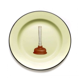 Πιάτο Plunger 16839 Φ26cm Enamel Multi Seletti Εμαγιέ