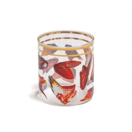 Ποτήρι Wings 15982 8x8,5cm Multi Seletti Γυαλί