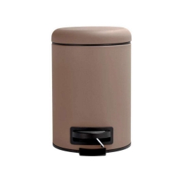 Κάδος Απορριμμάτων Mono 25219 3L Φ17cm 25cm Taupe Sodahl Καουτσούκ