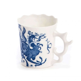 Κούπα Procopia 09752 8,5x10,5cm Blue-White Seletti Bone China 