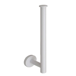 Χαρτοθήκη Εφεδρική 2 Θέσεων 103-033 5x5x29cm Matte White Pam&Co Ορείχαλκος