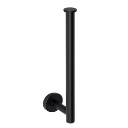 Χαρτοθήκη Εφεδρική 2 Θέσεων 103-403 5x5x29cm Matte Black Pam&Co Ορείχαλκος