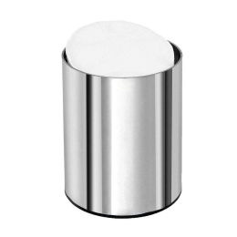 Θήκη Για Βαμβάκι Βαρέως Τύπου 93-001 8x10cm Chrome Pam&Co Ανοξείδωτο Ατσάλι