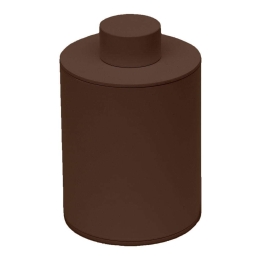 Θήκη Για Βαμβάκι Βαρέως Τύπου 94-943 8x15cm Matte Wenge Pam&Co Ανοξείδωτο Ατσάλι