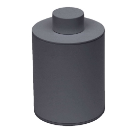 Θήκη Για Βαμβάκι Βαρέως Τύπου 94-113 8x15cm Matte Anthracite Pam&Co Ανοξείδωτο Ατσάλι