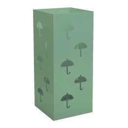 Ομπρελοθήκη Τετράγωνη 25-903 22x22x50cm Matte Mint Pam&Co Ανοξείδωτο Ατσάλι