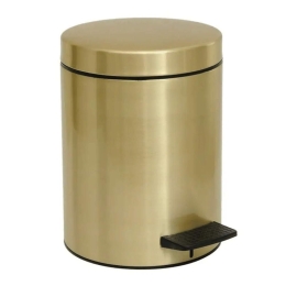 Κάδος Απορριμμάτων 5lt 05-096-023 Brushed Brass Pam&Co Ορείχαλκος