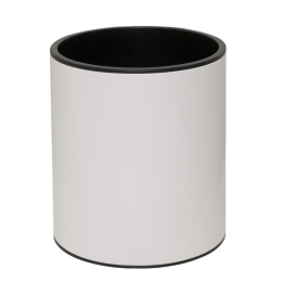 Κάδος Απορριμμάτων 5Lt 2024-033 Φ20x24cm White Pam & Co Ανοξείδωτο Ατσάλι