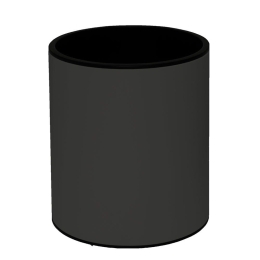 Κάδος Απορριμμάτων 5Lt 2024-113 Φ20x24cm Anthracite Pam & Co Ανοξείδωτο Ατσάλι