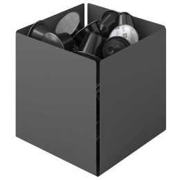 Βάση Για Κάψουλες 116-113 13x13x13cm Matt Anthracite Pam&Co Ανοξείδωτο Ατσάλι