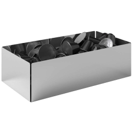 Βάση Για Κάψουλες 117-001 25x13x7,5cm Silver Pam&Co Ανοξείδωτο Ατσάλι