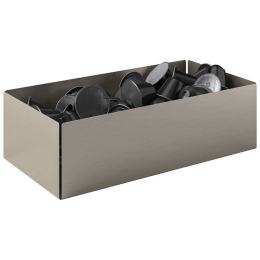 Βάση Για Κάψουλες 117-011 25x13x7,5cm Matt Inox Pam&Co Ανοξείδωτο Ατσάλι