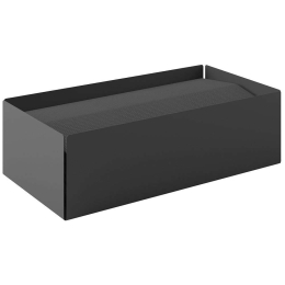 Θήκη Για Χειροπετσέτες Ζικ - Ζακ 121-113 25x13x7,5cm Matt Anthracite Pam&Co Ανοξείδωτο Ατσάλι