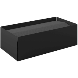 Θήκη Για Χειροπετσέτες Ζικ - Ζακ 121-403 25x13x7,5cm Matt Black Pam&Co Ανοξείδωτο Ατσάλι