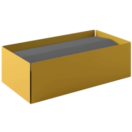 Θήκη Για Χειροπετσέτες Ζικ - Ζακ 121-603 25x13x7,5cm Matt Yellow Pam&Co Ανοξείδωτο Ατσάλι