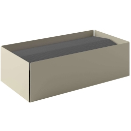 Θήκη Για Χειροπετσέτες Ζικ - Ζακ 121-703 25x13x7,5cm Matt Ivory Pam&Co Ανοξείδωτο Ατσάλι
