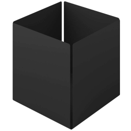 Θήκη Οργάνωσης Κύβος 118-403 13x13x13cm Matt Black Pam&Co Ανοξείδωτο Ατσάλι