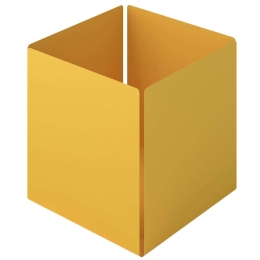 Θήκη Οργάνωσης Κύβος 118-603 13x13x13cm Matt Yellow Pam&Co Ανοξείδωτο Ατσάλι