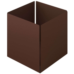 Θήκη Οργάνωσης Κύβος 118-943 13x13x13cm Matt Wenge Pam&Co Ανοξείδωτο Ατσάλι
