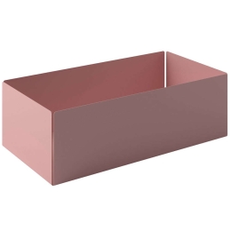 Θήκη Οργάνωσης 119-303 25x13x7,5cm Matt Pink Pam&Co Ανοξείδωτο Ατσάλι