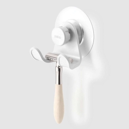 Άγκιστρο Μπάνιου Διπλό Flex 1021302-660 6x7,5x6cm White Umbra Πλαστικό