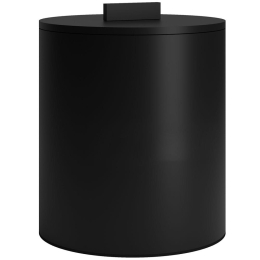 Κάδος Απορριμμάτων 2326-403 Φ20x25cm 6lt Matt Black Pam&Co Ανοξείδωτο Ατσάλι