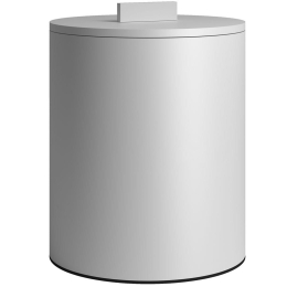 Κάδος Απορριμμάτων 2326-033 Φ20x25cm 6lt Matt White Pam&Co Ανοξείδωτο Ατσάλι