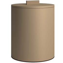 Κάδος Απορριμμάτων 2326-103 Φ20x25cm 6lt Matt Beige Pam&Co Ανοξείδωτο Ατσάλι