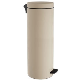 Κάδος Απορριμμάτων Soft Close 2565-703 Φ25x65cm 30lt Matt Ivory Pam&Co Ανοξείδωτο Ατσάλι