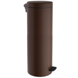 Κάδος Απορριμμάτων Soft Close 2565-943 Φ25x65cm 30lt Matt Wenge Pam&Co Ανοξείδωτο Ατσάλι