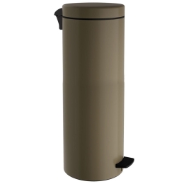 Κάδος Απορριμμάτων Soft Close 2565-963 Φ25x65cm 30lt Matt Light Bronze Pam&Co Ανοξείδωτο Ατσάλι