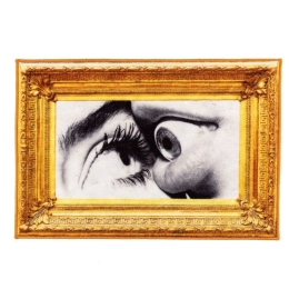 Πατάκι Μπάνιου Eye and Mouth 18190 60x90cm Multi Seletti 60Χ90 Πολυέστερ