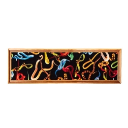 Χαλάκι Κουζίνας Snakes 18198 200x60cm Multi Seletti 60x200cm Πολυέστερ