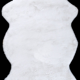 Χαλί Fur 26163-62 White Merinos 70X100cm