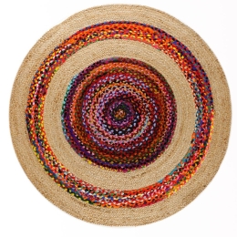 Χαλί Pop 60619-50 Multi Merinos 150X150cm Round
