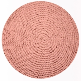 Χαλί Ring 55143-055 Round Pink Merinos 200X200cm