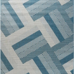 Χαλί Party 32006-630 Blue-White Merinos 160X230cm