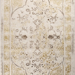Χαλί Kashan 39552-075 Beige-Gold Merinos 200X290cm