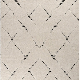 Χαλί Kayra 35977-060 Ecru-Black Merinos 80X150cm