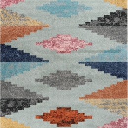 Χαλί Palmas 37931-131 Blue-Multi Merinos 160X230cm