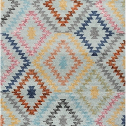 Χαλί Palmas 37933-131 Blue-Multi Merinos 133X190cm