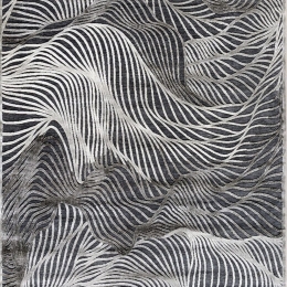Χαλί Harmony 61072-996 Black-Silver Merinos 133X190cm