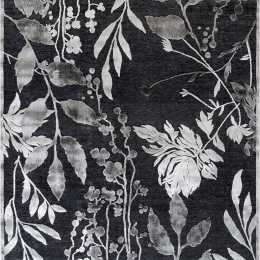 Χαλί Harmony 61070-995 Black-Silver Merinos 133X190cm