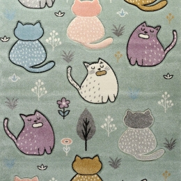 Χαλί Diamond 63908-040 Mint-Multi Merinos 160X230cm