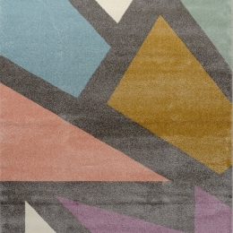Χαλί Fantastic 63863-096 Grey-Multi Merinos 160X230cm