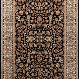 Χαλί Kashmir 11386-135 Black-Multi Merinos 160X230cm