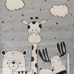 Χαλί Sound 62406-895 Grey-White Merinos 133X190cm