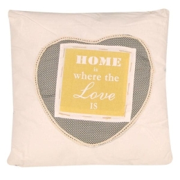 Μαξιλάρι Υφασμάτινο Διακόσμησης 45x45 cm - Heart Home